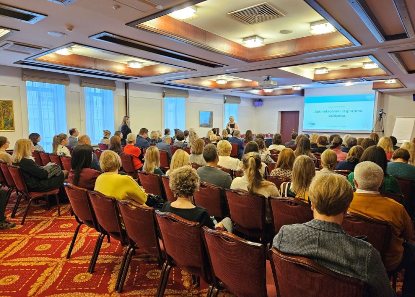 Pasaulio supratimo apie antimikrobinį atsparumą savaitė paminėta nacionaline konferencija „Antimikrobinio atsparumo valdymas“