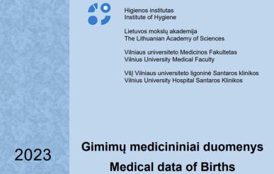 Išleistas leidinys „Gimimų medicininiai duomenys 2023“