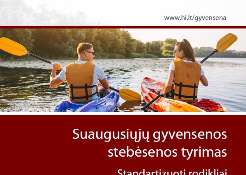 Suaugusiųjų gyvensenos tyrimas atskleidė nemažai gyvensenos pokyčių