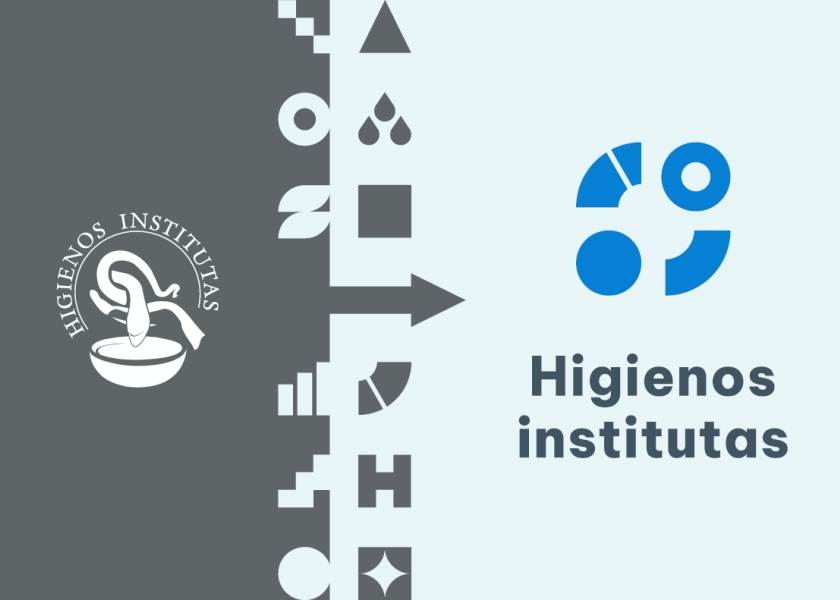Higienos institutas keičia vizualinį stilių: pristatomas naujas logotipas