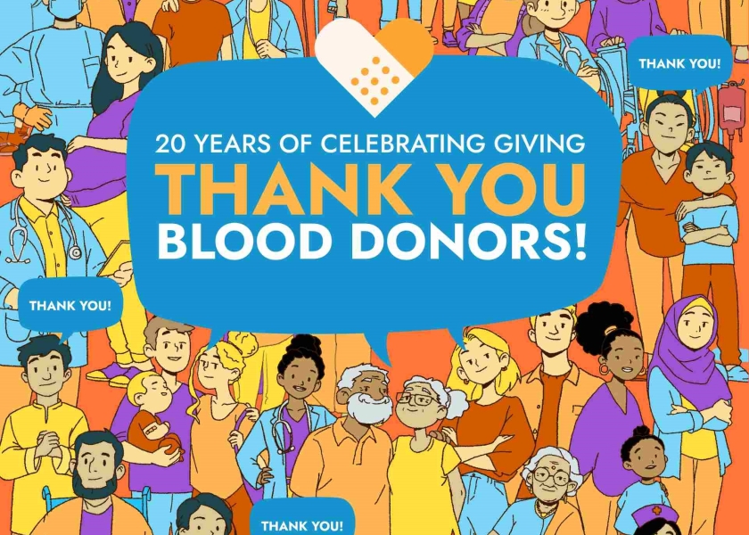 Kraujo donorų registro duomenys apie kraujo donacijas bus matomi naujoje švieslentėje