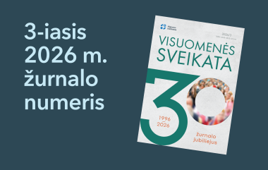 Naujame žurnalo „Visuomenės sveikata“ numeryje – aktualios visuomenės sveikatos temos ir tyrimų rezultatai