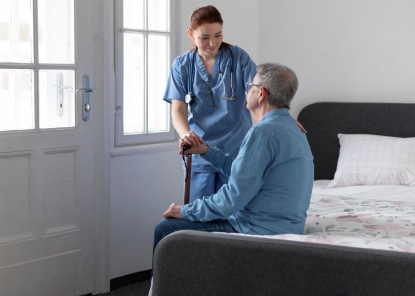 Kaip užtikrinti paciento namuose dirbančių medicinos darbuotojų saugą ir sveikatą?