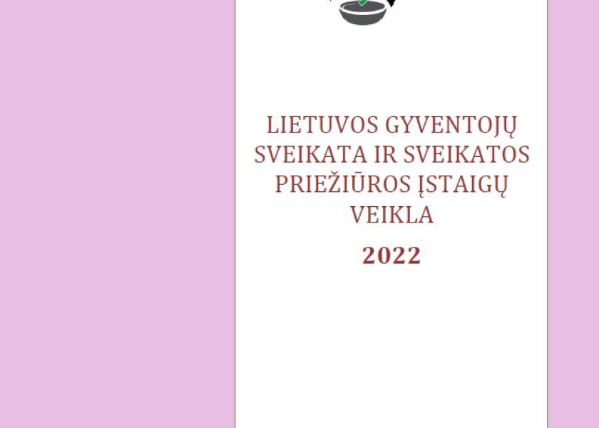 Išleistas leidinys „Lietuvos gyventojų sveikata ir sveikatos priežiūros įstaigų veikla 2022 m.“