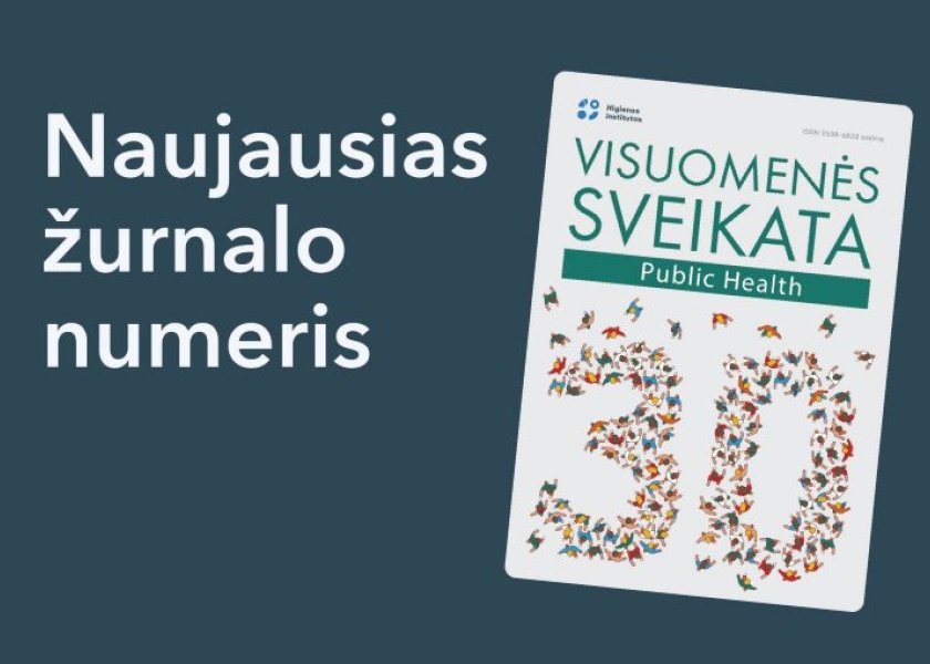 Naujame žurnalo „Visuomenės sveikata“ numeryje – platus visuomenės sveikatos tyrimų laukas