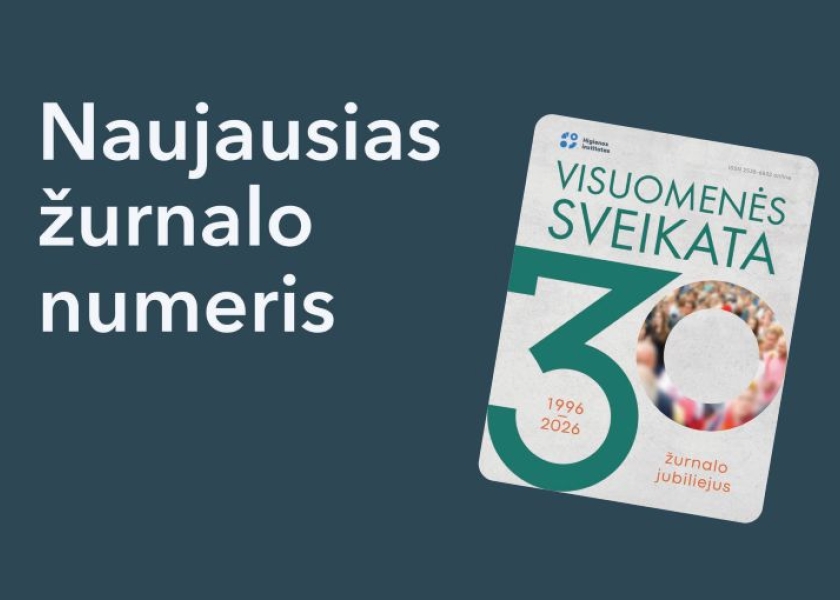 Pristatome pirmąjį šių metų žurnalo „Visuomenės sveikata“ numerį
