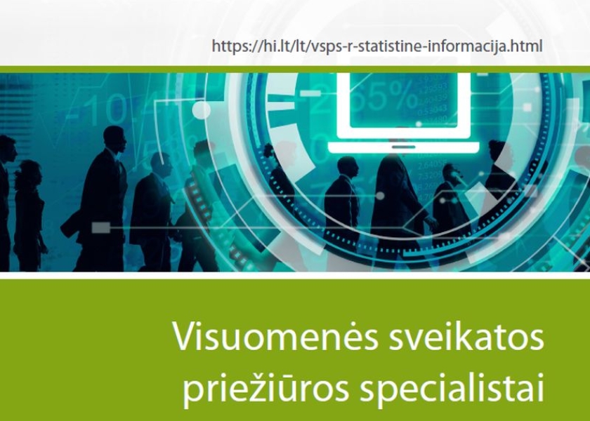 Išleistas leidinys – „Visuomenės sveikatos priežiūros specialistai 2022 metais“