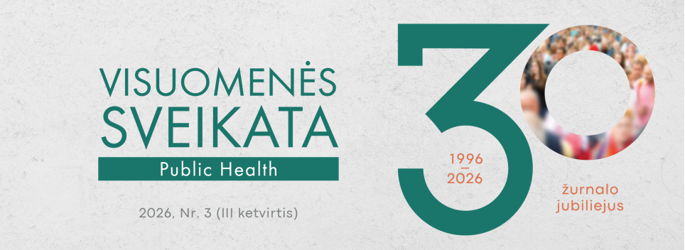 Pristatome antrąjį 2026 metų žurnalo „Visuomenės sveikata“ numerį